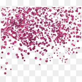 Pink Glitter Confetti Png, Transparent Png - confetti png
