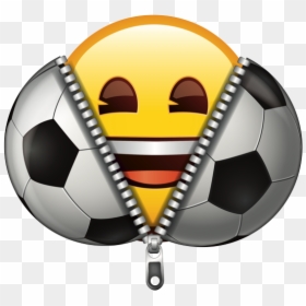 Smiley, HD Png Download - soccer ball emoji png