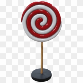 Round Lollipop Twirl Candy Oversized Twirl Red White - ספירלה סוכריות על מקל, HD Png Download - twirl png