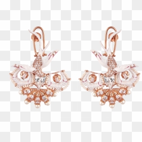 Uncut Diamond Earrings Malabar Gold, HD Png Download - twirl png