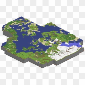 Map, HD Png Download - minecraft terrain png