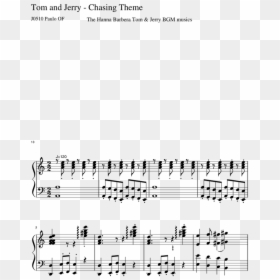Tom And Jerry Chasing Theme Piano Tutorial - Tom E Jerry Bgm Piano, HD Png Download - chasing png