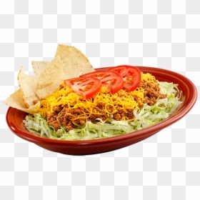 Beef Taco Salad With Chips, HD Png Download - taco salad png