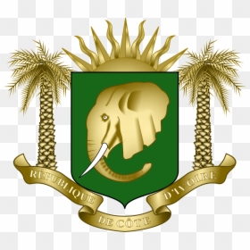 Ivory Coast Coat Of Arms, HD Png Download - elephant seal png