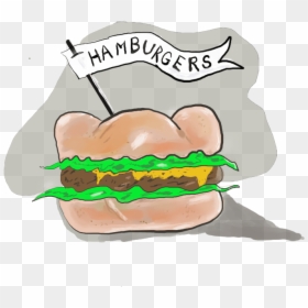 Fresh Off The Grill - Grilled Hamburger Clipart, HD Png Download - taco salad png