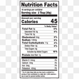 Dorothy Lynch Light And Lean Nutritional - 2 Ingredient Bagel Nutrition Facts, HD Png Download - nutrition label png