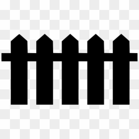 Fence - Free Fence Icon Transparent, HD Png Download - black fence png