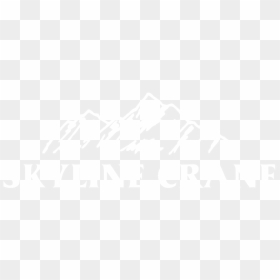 Skyline Crane Logo For Web White - White Playstation 4 Logo, HD Png Download - crane hook png