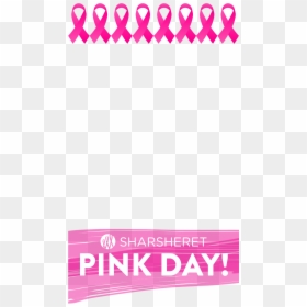 Breast Cancer Frames Png , Png Download - Sharsheret Pink Day, Transparent Png - pink frames png