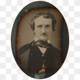 Edgar Allan Poe-circa1849 - Daguerreotype Edgar Allan Poe, HD Png Download - edgar allan poe png