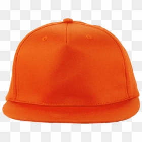 Orange Plain Cap Png, Transparent Png - flat cap png