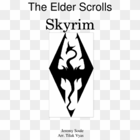 Black And White, HD Png Download - skyrim symbol png