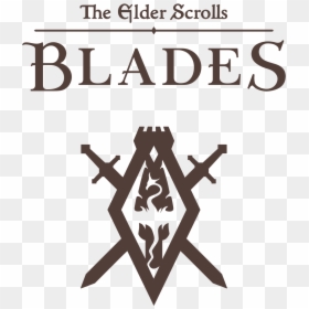 Elder Scrolls Blades Logo, HD Png Download - skyrim symbol png