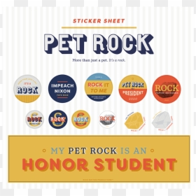 Label, HD Png Download - pet rock png