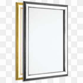 Polished Gold And Silver / Chrome Snap Poster Frames - Mirror, HD Png Download - silver frames png