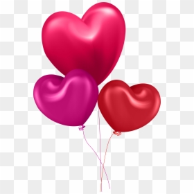 Clipart Hearts Balloon - Heart Balloon Pink Clipart, HD Png Download - heart balloon png