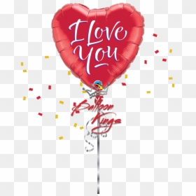 I Love You Heart - Red Balloon I Love You, HD Png Download - heart balloon png