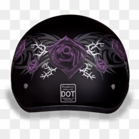 Womens Half Shell Motorcycle Helmet, HD Png Download - purple shell png