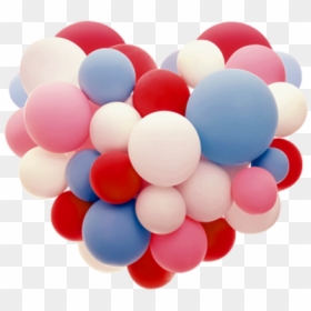 Heart Of Balloons Png, Transparent Png - heart balloon png