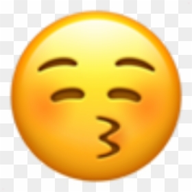 Smiley Bisous Sans Coeur, HD Png Download - egg emoji png