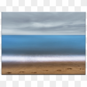 Foot Prints Totranui - Sea, HD Png Download - footprints in the sand png