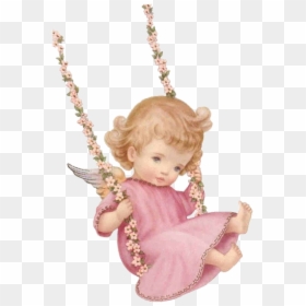 Transparent Angelito Png - Baby Angel Png Pink, Png Download - angelito png