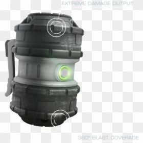 Grenade Tag Laser, HD Png Download - frag grenade png