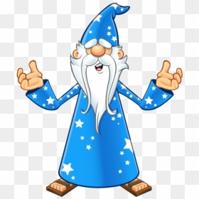 Old Cartoon Character Wizard, HD Png Download - confused.png