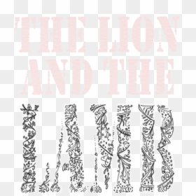 Lion And Lamb Doodle, HD Png Download - white doodle png