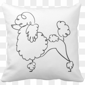 Doodle Pillow, HD Png Download - white doodle png