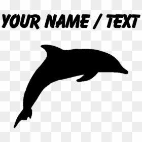 Common Bottlenose Dolphin, HD Png Download - dolphin silhouette png