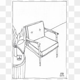 Studio Couch, HD Png Download - white doodle png