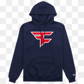 Faze Clan 2019 Logo Hoodie Navy - Faze Clan Hoodie, HD Png Download - faze.png