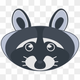 Cartoon, HD Png Download - raccoon face png