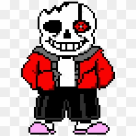 Sans Pixel Art, HD Png Download - demon head png