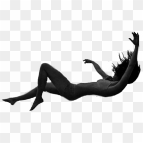 #ftestickers #people #woman #falling #silhoutte @danial8986 - Silhouette Of A Girl Falling, HD Png Download - falling silhouette png