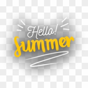 Graphic Design, HD Png Download - hello summer png