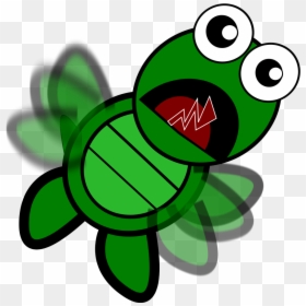 Turtle Flapping Png Images - Moving Pictures Of Turtles, Transparent Png - falling silhouette png