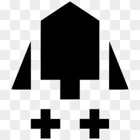 Spaceship - Cross, HD Png Download - spaceship png transparent