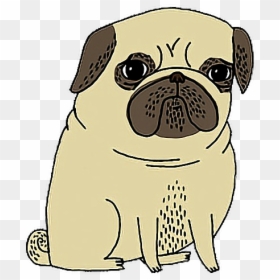 #pug #dog #perro #anime - Love Pugs Not Drugs, HD Png Download - pug.png
