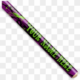 Neon Purple And Green Swirl Personalized Drumsticks - Ski, HD Png Download - purple swirl png