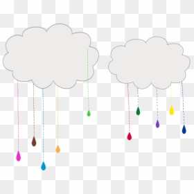 Rainbowcloudsdribbble Rainbow Clouds Manipulated Image, HD Png Download - rainbow cloud png