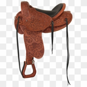 Ansur Westernaire Treeless Saddle - Treeless Leather Western Saddle, HD Png Download - horse saddle png