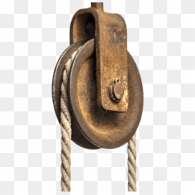 Rope Pulley - Parts Of A Simple Pulley, HD Png Download - rope loop png