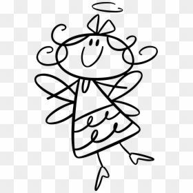 Clipart Angel Outline - Life Is Funny Sayings, HD Png Download - angel outline png