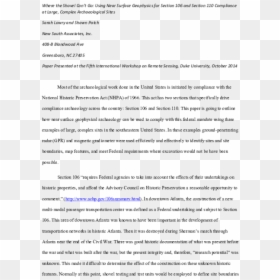 Research Paper Project Abstract Sample, HD Png Download - nc outline png