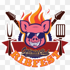 Cornwall Ribfest - Cornwall Ribfest Logo, HD Png Download - flame outline png