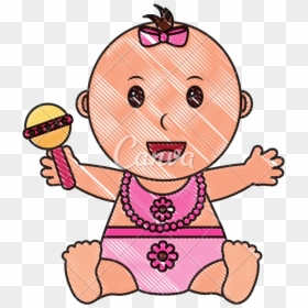 Diaper Transparent Baby Girl Clipart , Png Download - Baby Boy Outline, Png Download - diaper clipart png