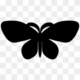 Butterfly Silhouette Clip Art - Clip Art, HD Png Download - butterfly clipart png black and white