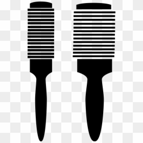Hair Brushes, HD Png Download - hair brush clipart png